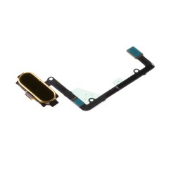 Nappe et bouton lecteur d'empreintes pour Galaxy A5 2016 Black gold photo 1