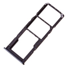 Tiroir pour double cartes SIM et Micro SD pour Galaxy A51 Noir photo 1