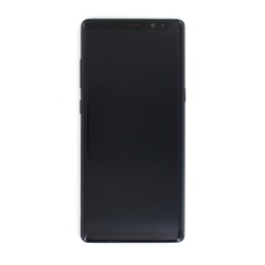 Ecran complet original sur châssis pour Galaxy Note 8 Noir Carbone photo 1