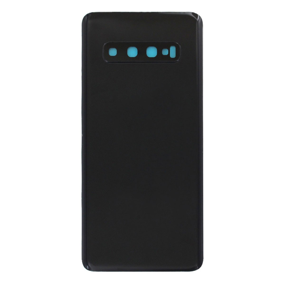 Vitre arrière compatible pour Galaxy S10+ Noir Prisme photo 1