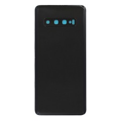 Vitre arrière compatible pour Galaxy S10+ Noir Prisme photo 1