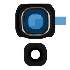 Lentille de caméra en verre pour Galaxy S6 Noir photo 1