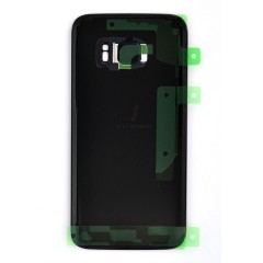 Vitre arrière compatible pour Galaxy S7 Noir photo 2