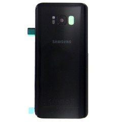 Vitre arrière originale pour Galaxy S8 Noir Carbone photo 1