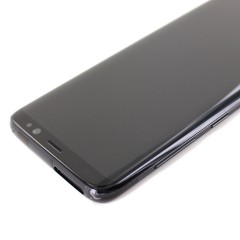 Ecran complet original sur châssis pour Galaxy S8 Noir Carbone photo 4