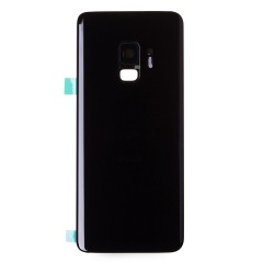Vitre arrière compatible pour Galaxy S9 Noir Carbone photo 1