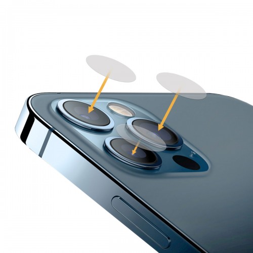 Protecteur de lentille de caméra en verre trempé pour iPhone 11