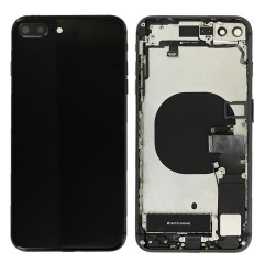 Coque arrière complète pour iPhone 8 Plus Noir photo 1