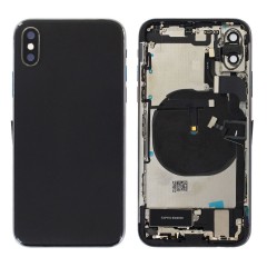 Coque arrière complète pour iPhone XS Noir photo 1