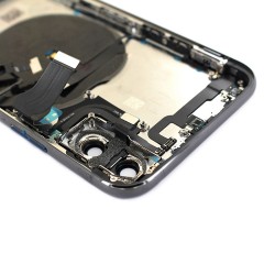 Coque arrière complète pour iPhone XS Noir photo 3