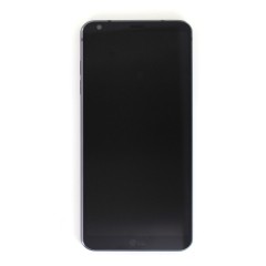 Ecran complet original sur châssis pour LG G6 Noir photo 1