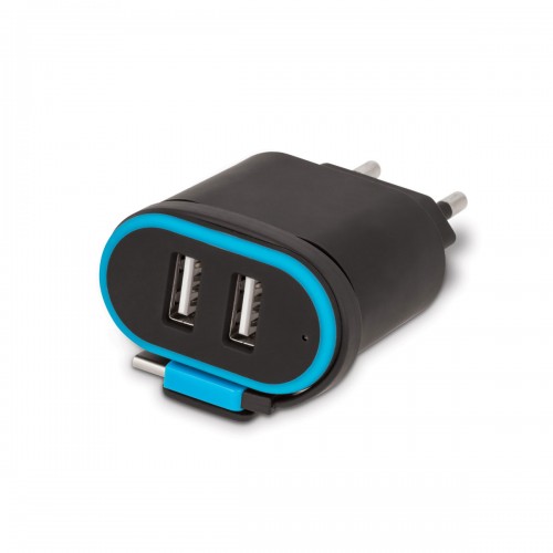 Chargeur secteur avec 2 ports USB et petit câble Lightning photo 3
